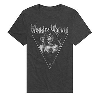 Men's Justice League Of America Wonder Woman Vintage Graphic Tee