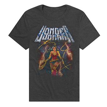 Men's Justice League Of America Wonder Woman Galaxy Graphic Tee