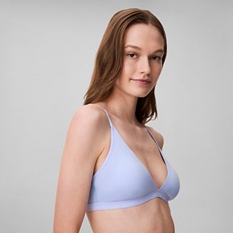 Women's Calvin Klein Form to Body Lightly Lined Bralette QF6758 - Size X-Large