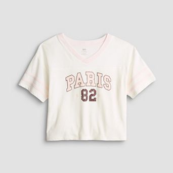 Girls 6-20 SO® Short Sleeve Jersey T-shirt in Regular & Plus Size