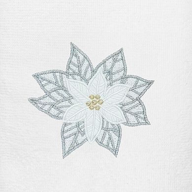 Linum Home Textiles 2-pc. Christmas Blossom Embroidered Turkish Cotton Hand Towel Set