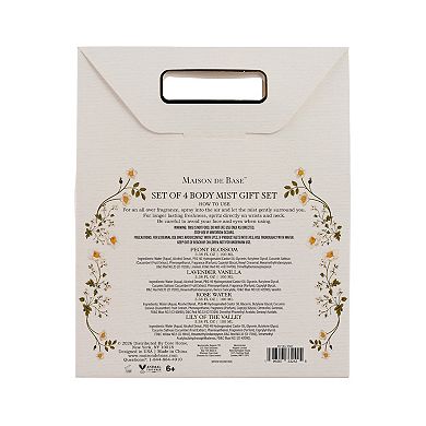 Core Bamboo 4-Piece Body Mist Pack