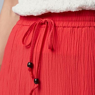 Women's Simply Vera Vera Wang Elastic Waist Wide Leg Pants