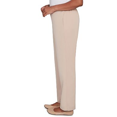 Women's Alfred Dunner Side Seam Pocket Petite Twill Pants