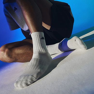 Men's adidas Cushioned Sport 3-Pack High Quarter Socks