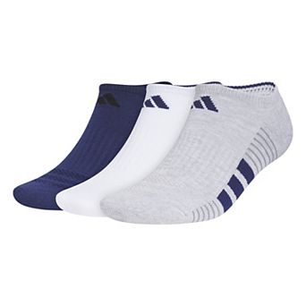 Men's adidas Cushioned 4.0 3-Pack No Show Socks