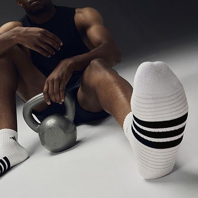 Men's adidas Cushioned 3-Pack Quarter Socks