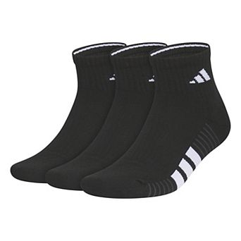 Men's adidas Cushioned 3-Pack Quarter Socks