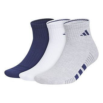 Men's adidas Cushioned 3-Pack Quarter Socks