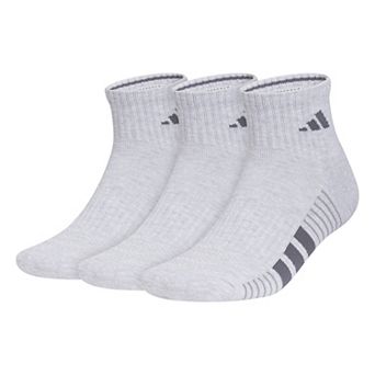 Men's adidas Cushioned 3-Pack Quarter Socks