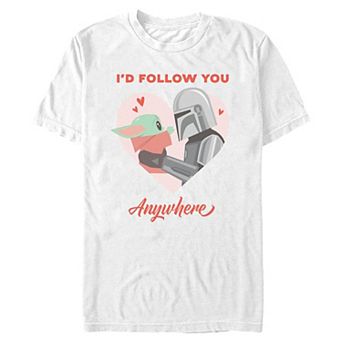 Men's Star Wars The Mandalorian I'd Follow You Anywhere Graphic Tee
