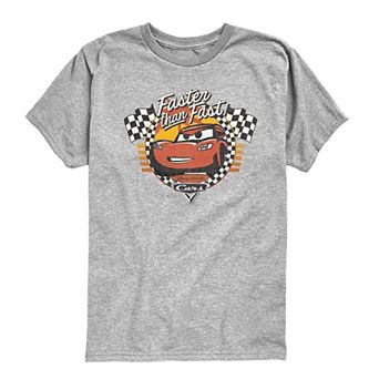 Boys 8-20 Disney / Pixar's Cars Rock Your World Faster Than Fast Distressed Graphic Tee