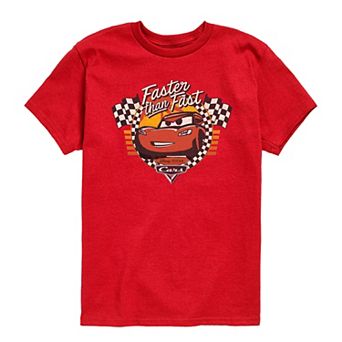 Boys 8-20 Disney / Pixar's Cars Rock Your World Faster Than Fast Distressed Graphic Tee