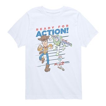 Boys 8-20 Disney / Pixar's Toy Story Ready For Action Distressed Graphic Tee