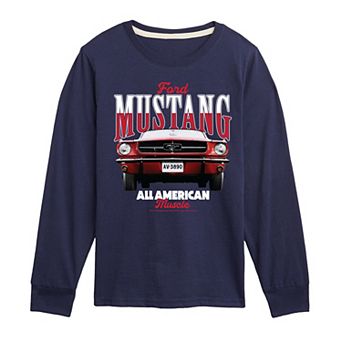 Boys 8-20 Ford Mustang All American Muscle Long Sleeve Graphic Tee