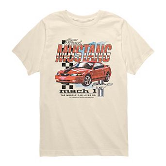 Boys 8-20 Ford Mustang Race Distressed Graphic Tee