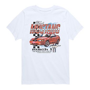 Boys 8-20 Ford Mustang Race Distressed Graphic Tee