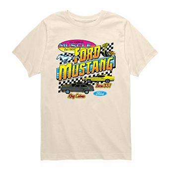 Boys 8-20 Ford Mustang All American Muscle Race Graphic Tee