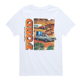Boys 8-20 Ford Vintage Western Scene Graphic Tee