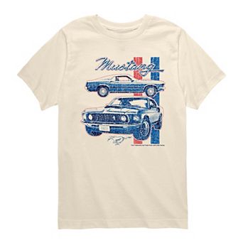 Boys 8-20 Ford Mustang Distressed Short Sleeve Graphic Tee