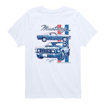 Boys 8-20 Ford Mustang Distressed Short Sleeve Graphic Tee