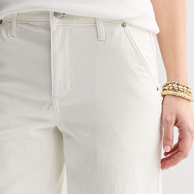 Women's Sonoma Goods For Life® High Rise Trouser Ankle Jeans