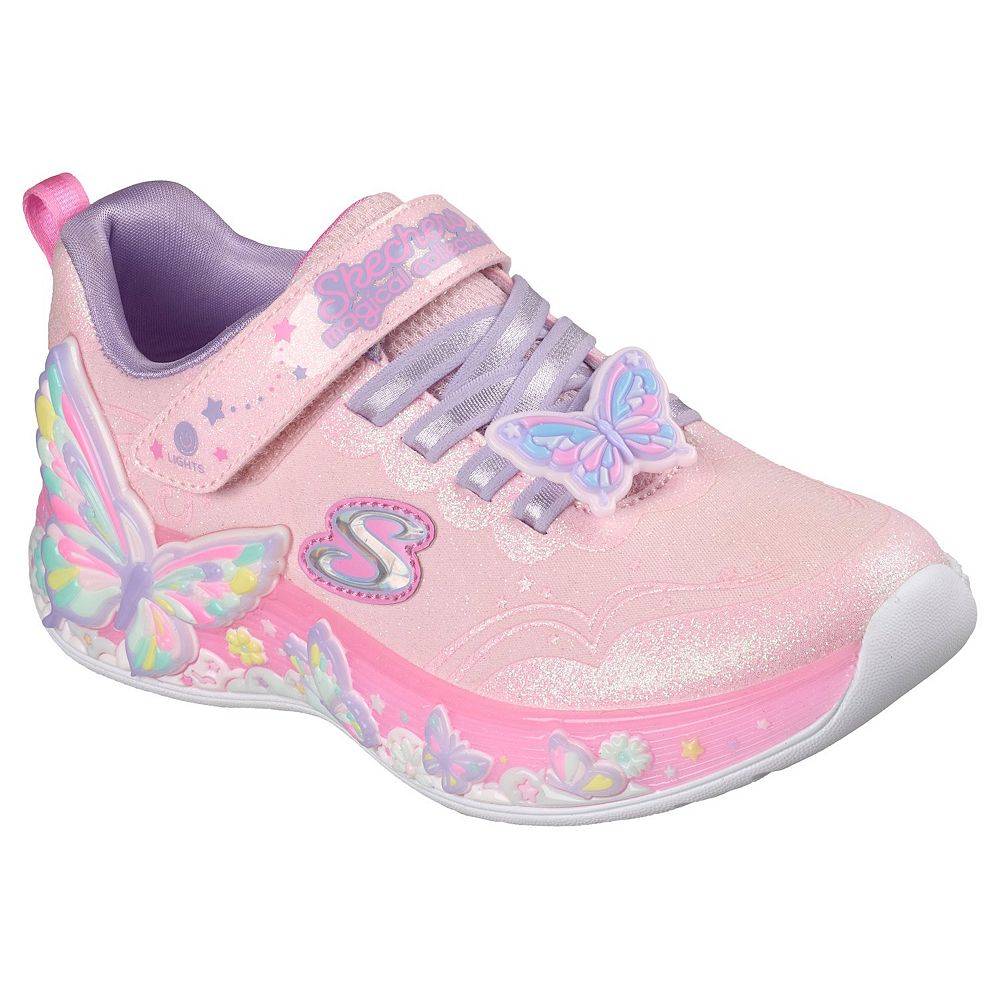S‪‪❤︎‬ Skechers® S-LIGHTS Butterfly Bliss Girls Slip-On Sneakers