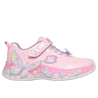 Skechers® S-LIGHTS Butterfly Bliss Girls Slip-On Sneakers