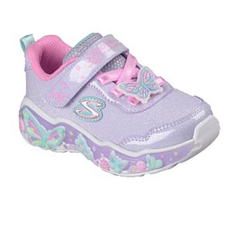 Skechers® S-LIGHTS Toddler Girls Slip-On Light-Up Sneakers Lil Butterfly Bliss