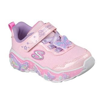 Skechers® S-LIGHTS Toddler Girls Slip-On Light-Up Sneakers Lil Butterfly Bliss
