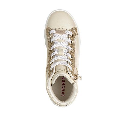 Skechers® Aura LX Girls Shimmer Slip-On Sneakers