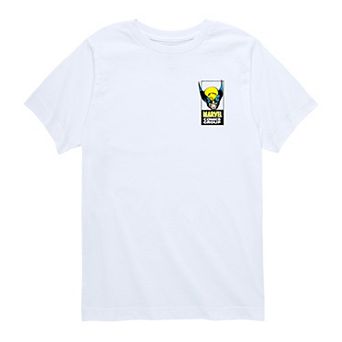 Boys 8-20 Wolverine Comic Panels Graphic Tee