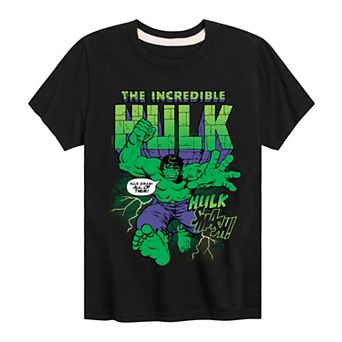 Boys 8-20 Marvel Hulk Graphic Tee