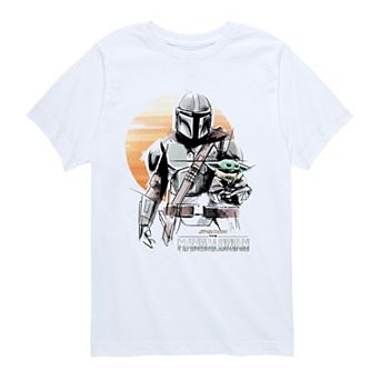 Boys 8-20 Star Wars The Mandalorian Distressed Graphic Tee