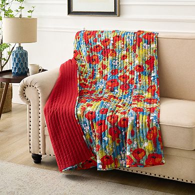 Greenland Home Fashions Poppies Throw Blanket