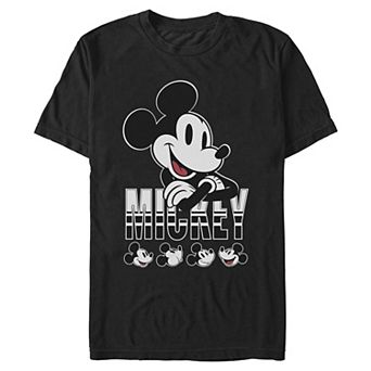 Men's Disney's Mickey Mouse Retro Style Graphic Tee