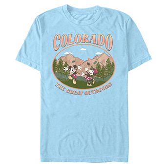 Men's Disney's Mickey & Minnie Mouse Colorado Graphic Tee