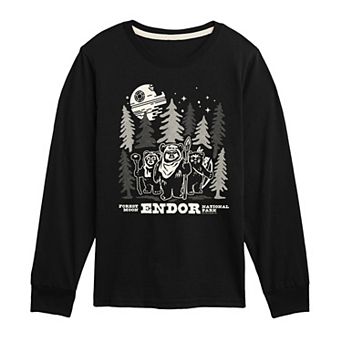 Boys 8-20 Disney's Star Wars Forest Moon Endor Long Sleeve Graphic Tee