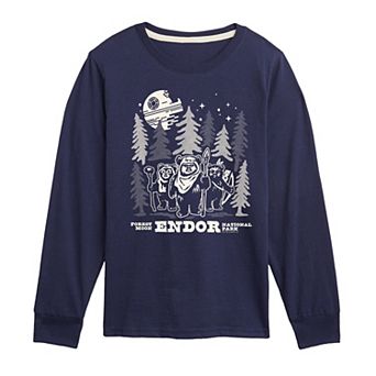Boys 8-20 Disney's Star Wars Forest Moon Endor Long Sleeve Graphic Tee