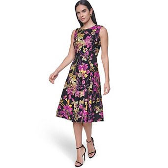 Women's Andrew Marc Sleeveless Flare Dress