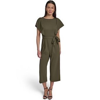 Women's Andrew Marc Flutter Sleeve Jumpsuit