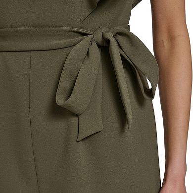 Women's Andrew Marc Flutter Sleeve Jumpsuit