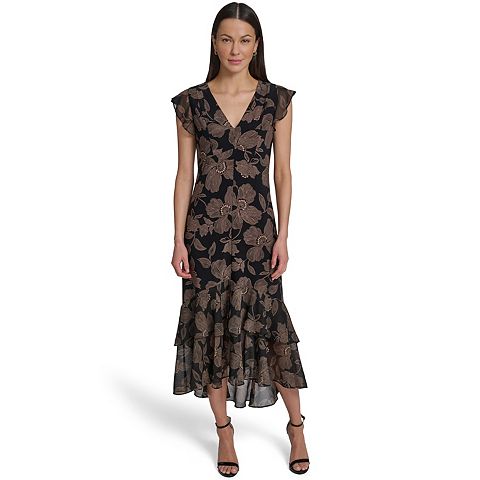 Женские платья Harper Women's Harper Rose Jersey Chiffon Midi Dress