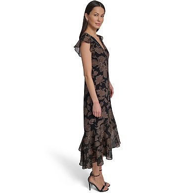 Women's Harper Rose Jersey Chiffon Midi Dress