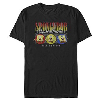 Men's Nickelodeon SpongeBob Happy Expressions Graphic Tee