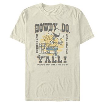 Men's Nickelodeon SpongeBob Cowboy Pants Graphic Tee