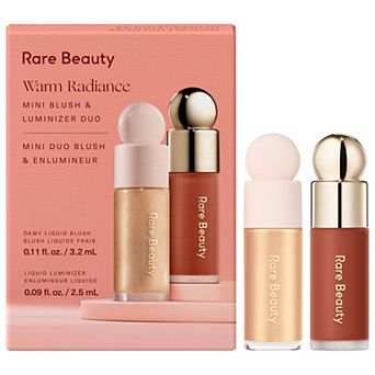 Rare Beauty by Selena Gomez Mini Warm Radiance Blush & Luminizer Duo Makeup Gift Set