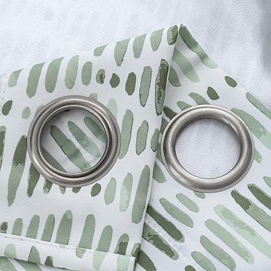 Justice Printed Blackout Luxurious Decorative Grommet Curtain Panel