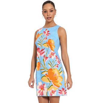 Women's London Times Sateen Shift Dress