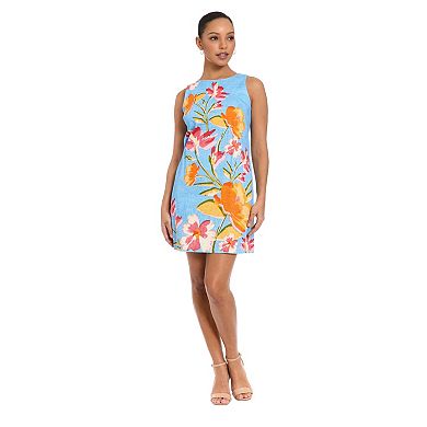 Women's London Times Sateen Shift Dress